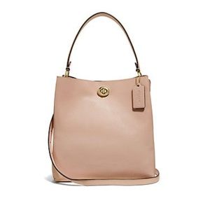 COACH Charlie Bucket Bag in Gold/Calfskin